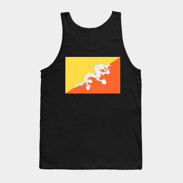 Bhutan Tank Top by Wickedcartoons